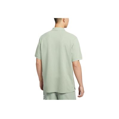 Clube Confortável Elegante Ajuste Versátil Camiseta de Manga Curta Masculina Tops Verde Linha FN3895-370