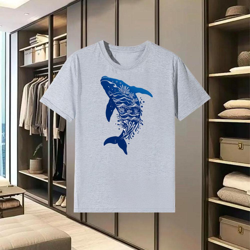 New Men's High - Quality 100% Cotton Fashionable T - Shirt for Summer - Casual Breathable and Versatile Short - Sleeve Top
