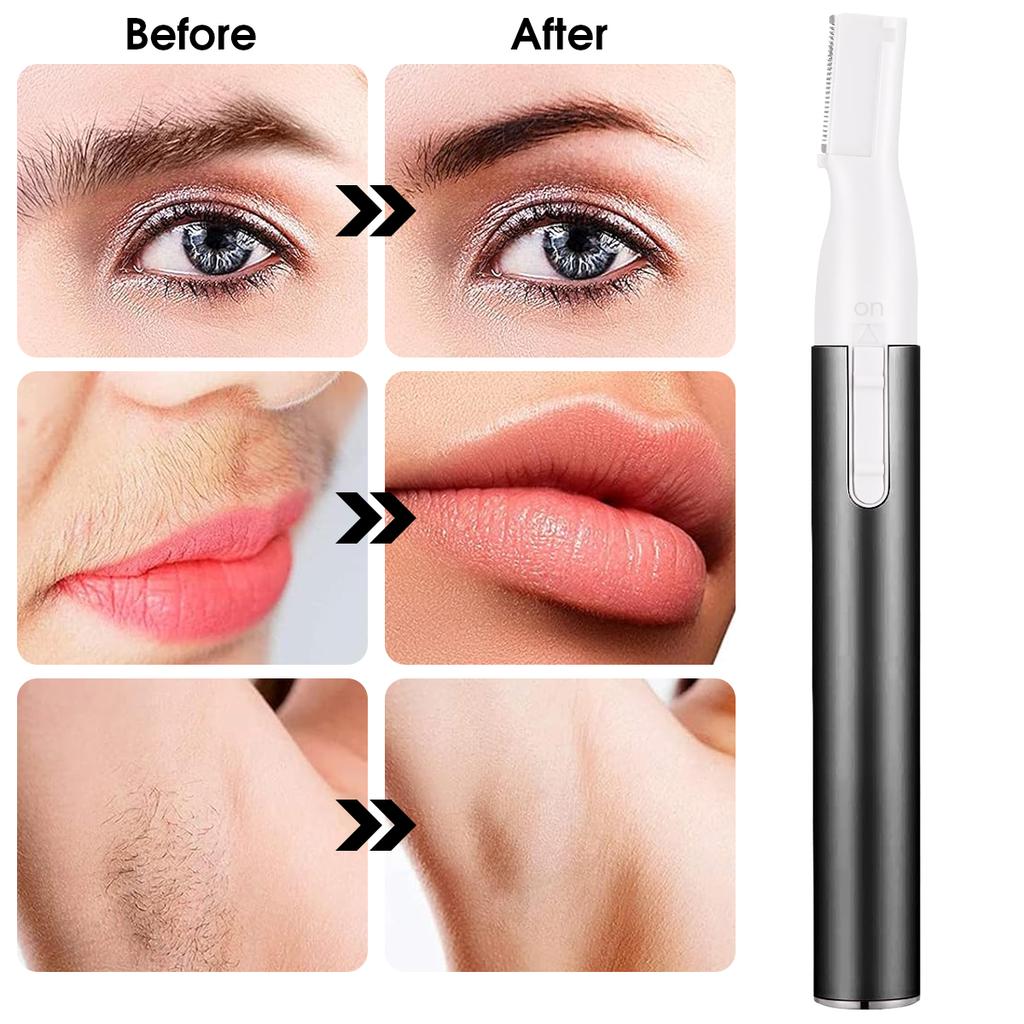 Portable Electric Face Eyebrow Hair Body Blade Razor Shaver Trimmer Face Hair Remover Trimmer Use Lady Beauty Remover Tool