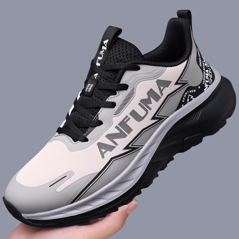

Men Summer Casual Outdoor Sports Sneakers Leather Breathable Lightweight Comfortable Casual Versatile Running Shoes Include Plush Options 39