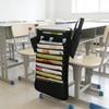 1pcs Desk Side Storage Bag Hanging Book Bag for Students Desktop Organizer Pouch