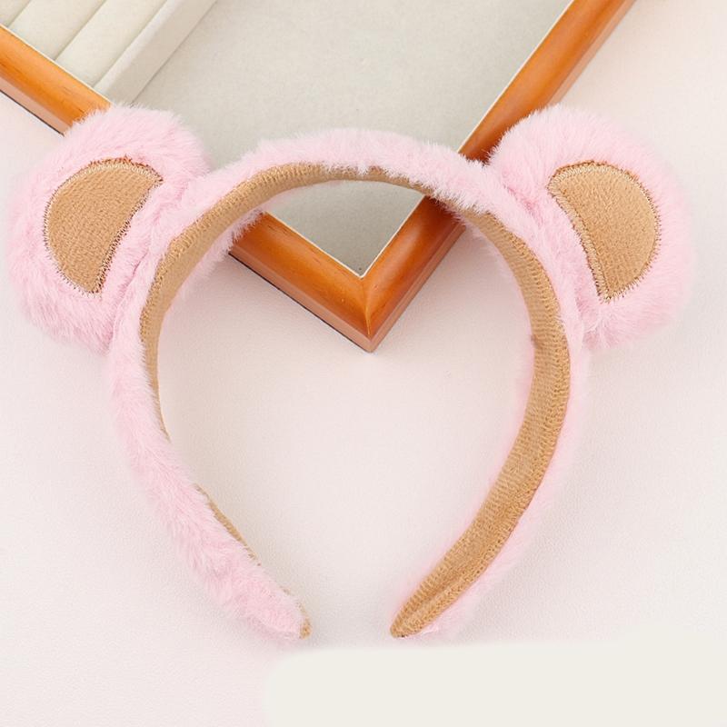 Furry Little Bear Hair Hoop Party Cosplay Cartoon Headband Hairband Cute Headwea
