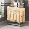 MAXCOOK Stainless Steel Knife & Chopping Board Rack