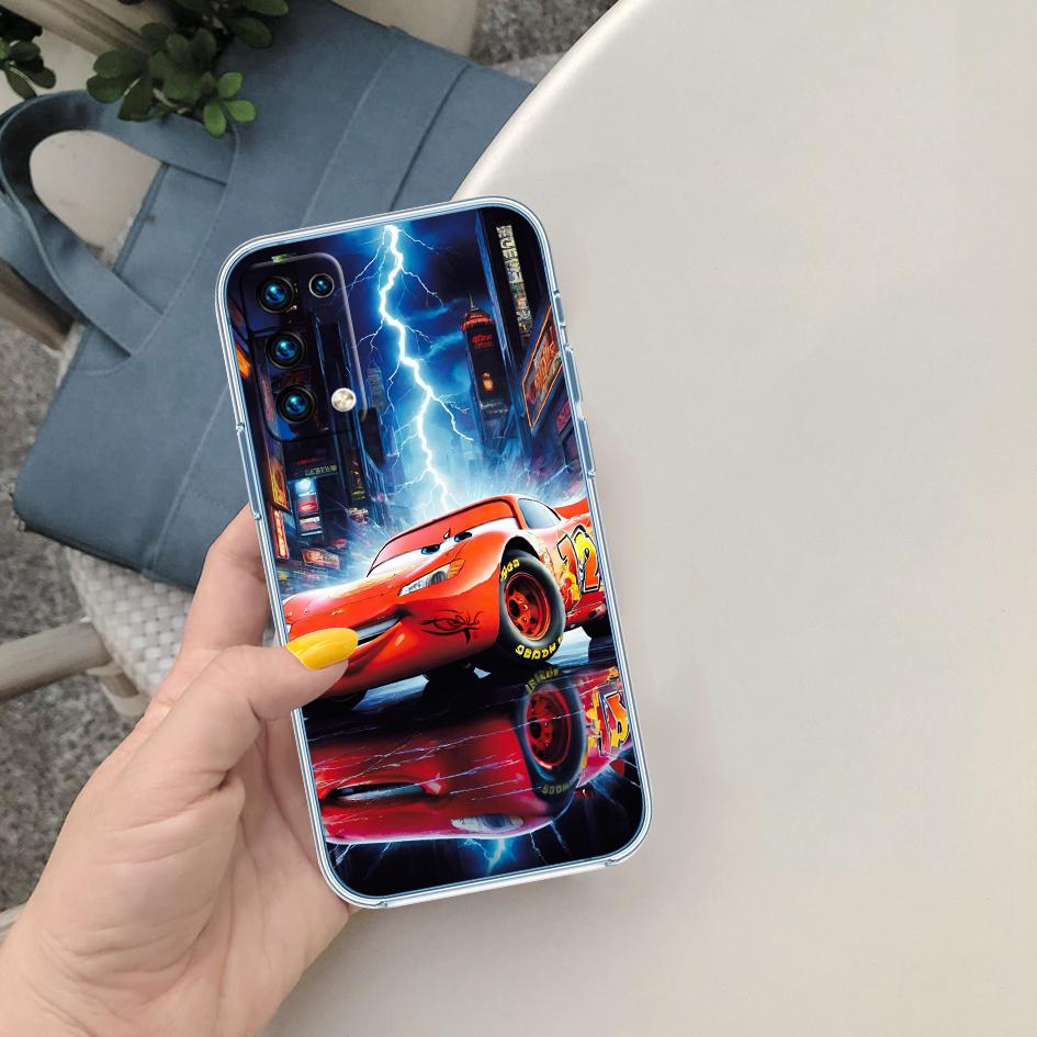 CJ23 Cars Lightning McQueen Case for Motorola Moto G10 G20 G30 G31 G32 G34 G35 G41 G42 G50 G51 G52 G55 G60 G60S G62 G71 G72 G75