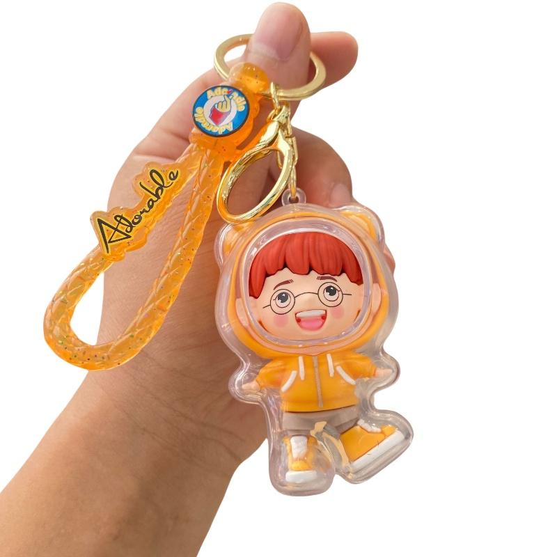 Stylish Acrylic Keychain For Couples Suitable For Cars Bags And Keys Bah-0028