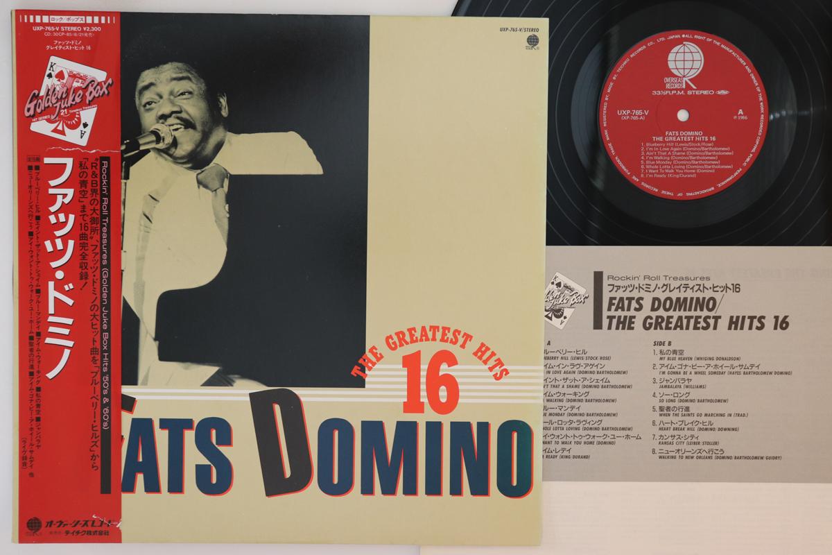 

LP Record FATS DOMINO - Greatest Hits 16 UXP765V OVERSEAS 1986 Japan Obi Blues