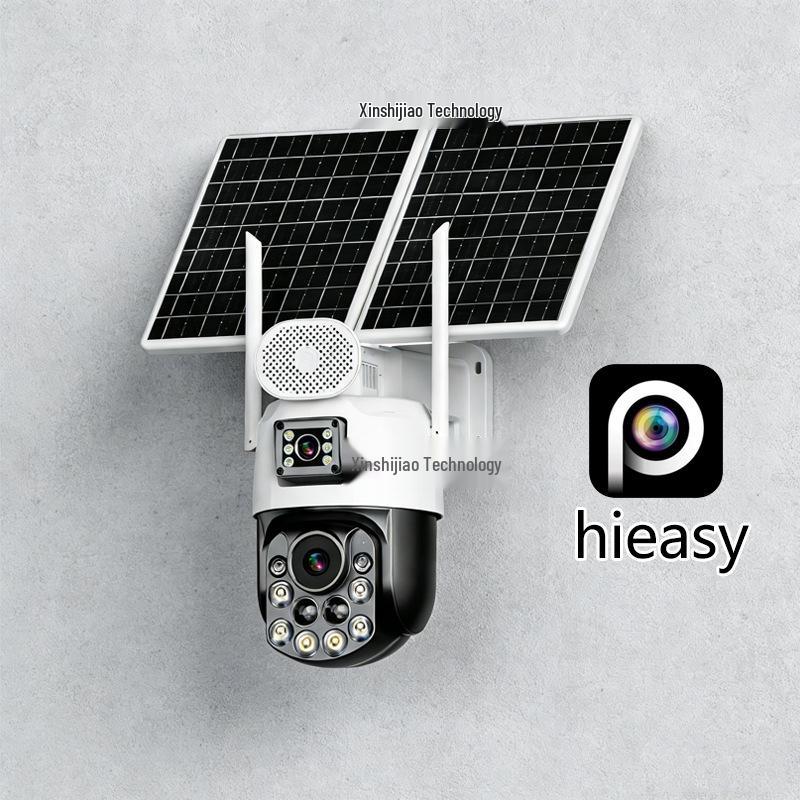 AOV4g Dual Lens Solar Camera with Dual Screen and 18x/36x Electric Zoom by HiEasy