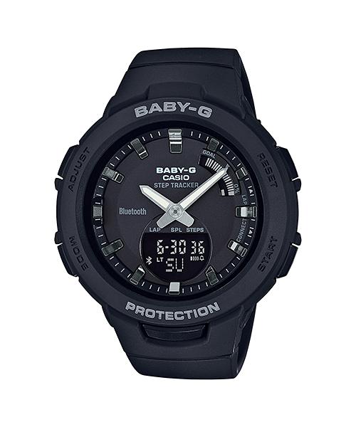 

Casio Men s Resin 100M Water Resistant Digital Shock Resistant Quartz Watch BSA-B100-1A чёрный