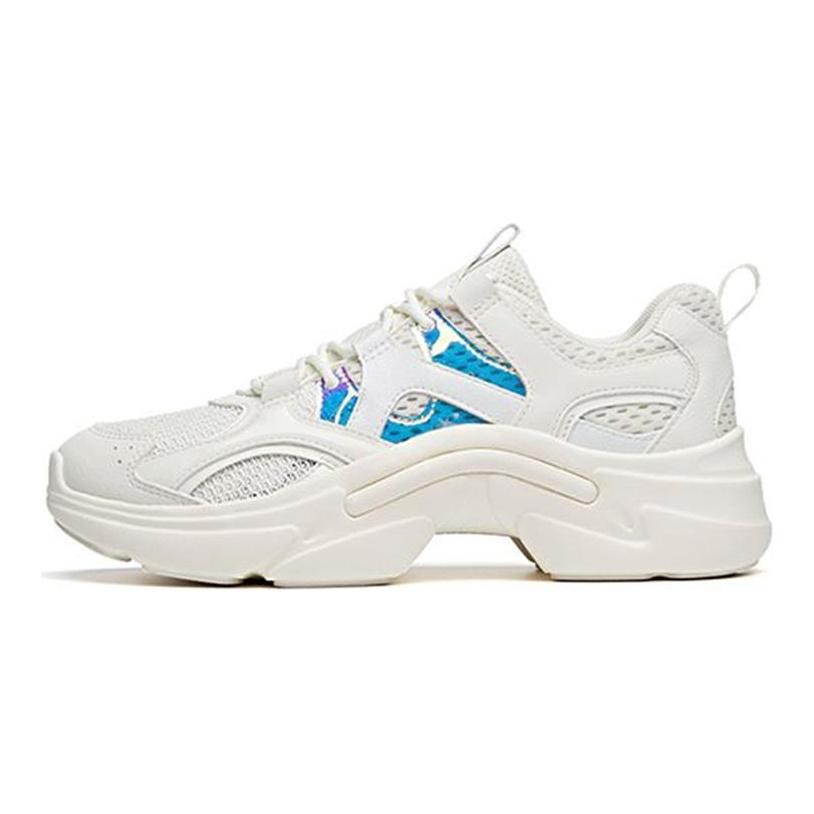 Anta Slip Resistant Abrasion Resistant Low top Running Shoes Women's White 122028882-1