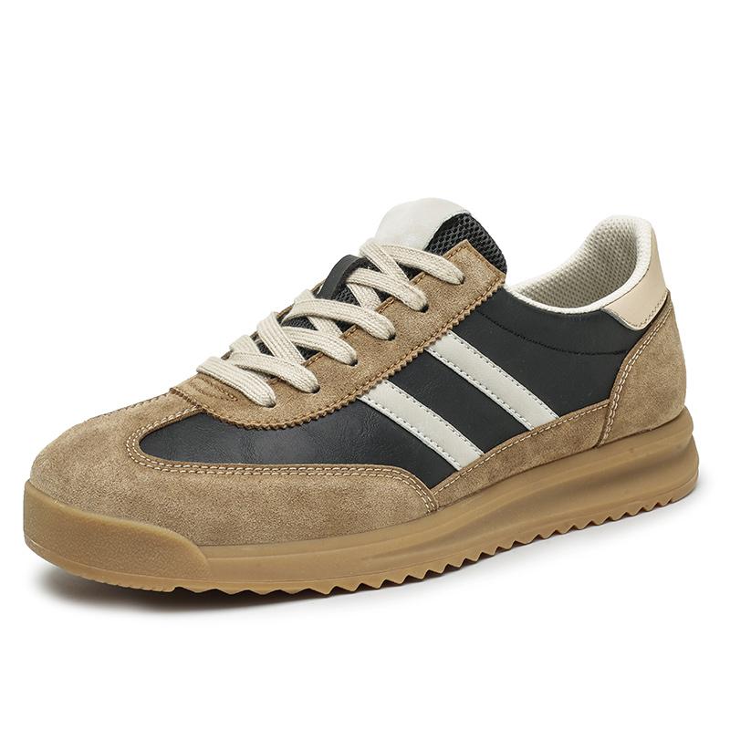 

Fashion Men s Spring Autumn Casual Leather Shoes Mens Vulcanized Shoes Classic Non-Slip Walking Trainers Mens Fashion Sneakers Male Soft 39