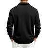 Men's Snap‑Button Shirt Jacket, Point Collar, Dual Chest Flap Pockets, Long Sleeve, Soft Knit Lightweight Casual Shacket Overshirt for Men