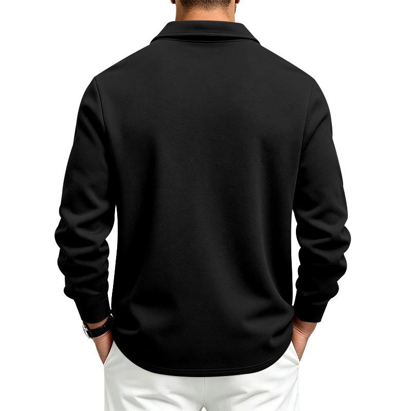 Men's Snap‑Button Shirt Jacket, Point Collar, Dual Chest Flap Pockets, Long Sleeve, Soft Knit Lightweight Casual Shacket Overshirt for Men