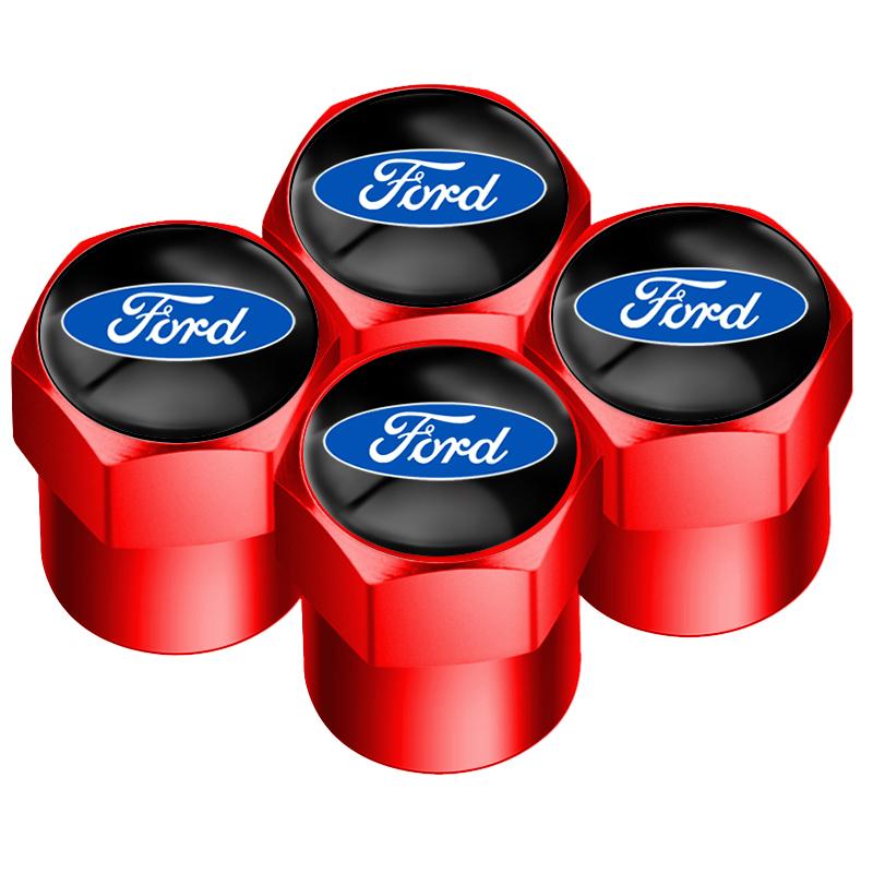 Adesivi per Auto 4pz Tappi Coprivalvole Pneumatici Auto per Ford focus Fiesta EcoSport ESCORT ranger fusion mondeo Mustang transit Accessori Auto