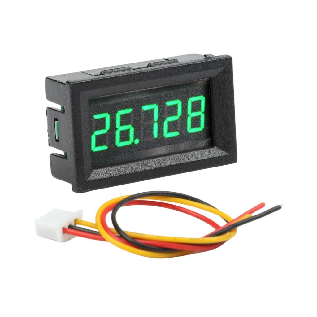 033V DC Digital Voltmeter with 5 Digit LED Display and Three Wire Connection Suitable for Accurate Voltage Testing