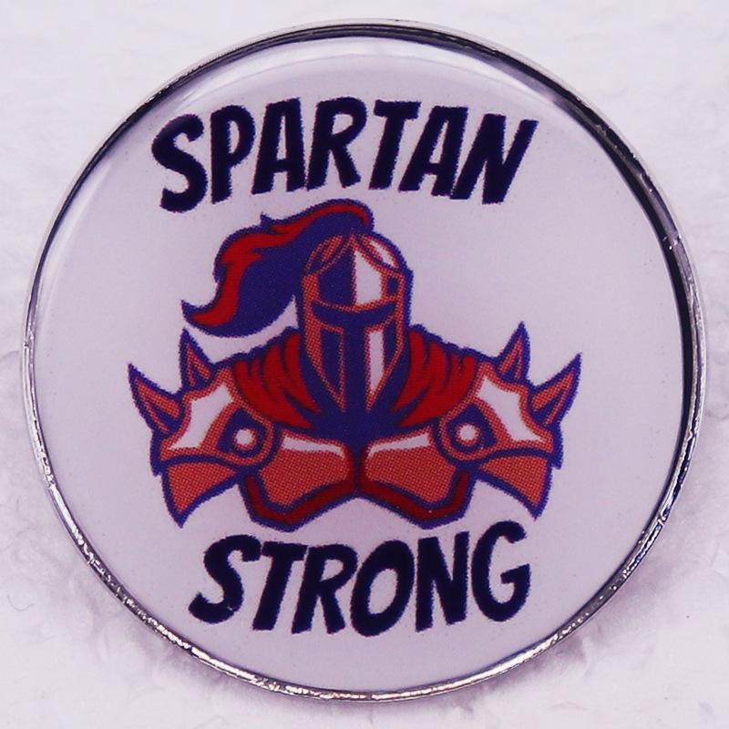 Strongman Spartan Brooch Badge Accessory