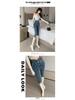 Jeans Skinny Grigio a Vita Alta con Fodera in Pile da Donna - Pantaloni a Matita Snellenti Autunno/Inverno 2025