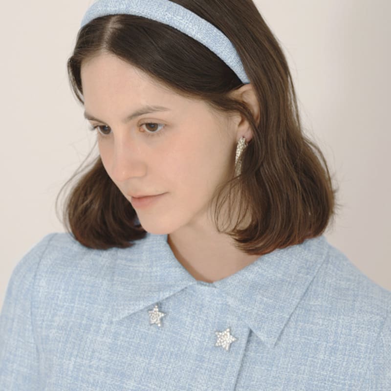 iCE GARDEN Tweed Hair Band