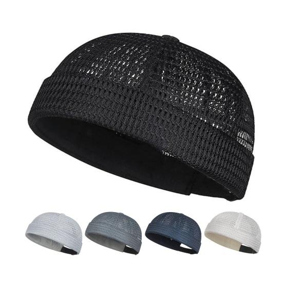 1/2 stk. Herrehat Justerbar Tilpasset Pasform Åndbart Mesh Design Letvægts Foldbar Hip-Hop Stil Sommerkasket Udendørs Aktiviteter Rejsetøj