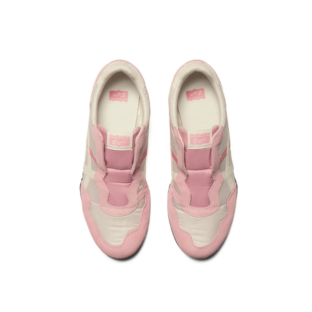 ONITSUKA TIGER Serrano Slip-On Fabric Classic Retro Versatile Lifestyle Casual Shoes Unisex Sneaker Pink White 1183C615-700