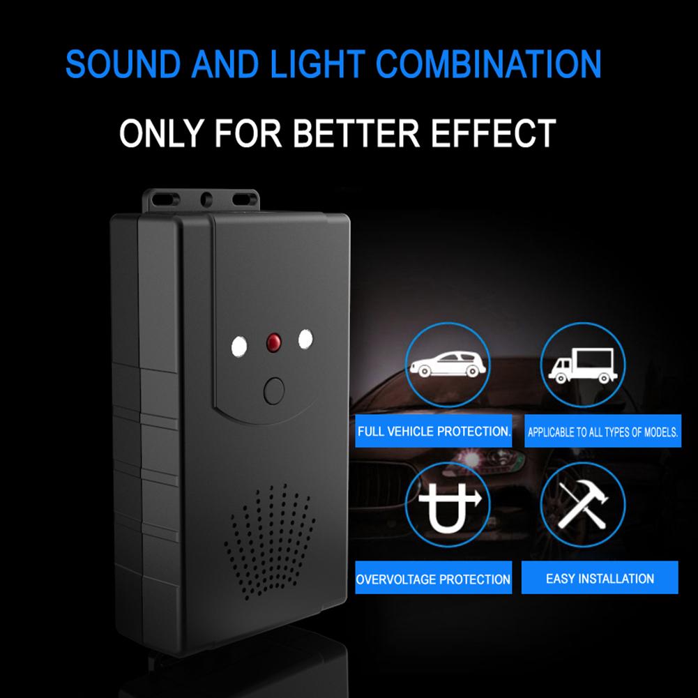 Repelente Ultrasónico para Ratones y Ratas, Capucha, para Coche, Bajo 3 Modos, Repelente Electrónico de Roedores para Exteriores, Suministros Personales para Coche
