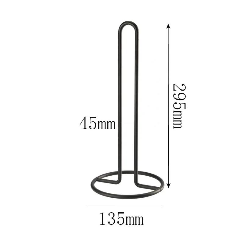 

Нержавеющая сталь, кухонный рулон, держатель для бумажных полотенец, подставка для салфеток в ванной, серебряная вешалка для салфеток, аксессуары для домашнего хранения на кухне чёрный