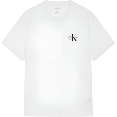 Letter Logo Short Sleeve T-Shirt Men Tops White 4RAB213YAA