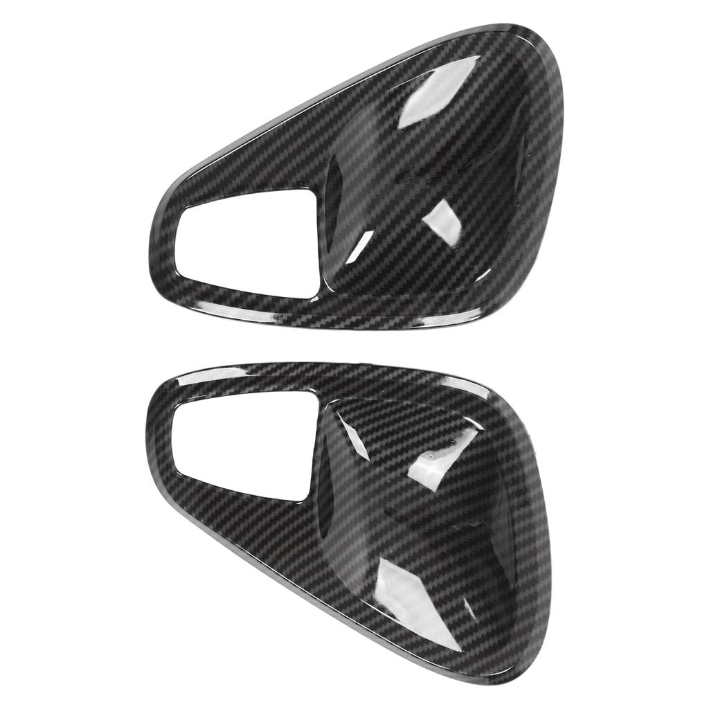 Innere Türgriffschalenabdeckung Zierleiste Kohlefaser-Stil Ersatz für Smart Fortwo W451 Facelift 2011‑2014
