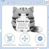New Crochet Cat Doll Ornament Home Room Decoration Handmade Knitted Positive Energy Cat Doll With Card Christmas Party Gifts