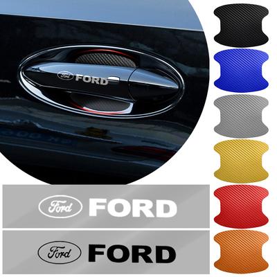 8Pcs Car Door Sticker Auto Handle Anti Scratch Protection Film Car Styling for Ford Mustang 2015 2017 2007 2008 2018 2005 2006 NB1