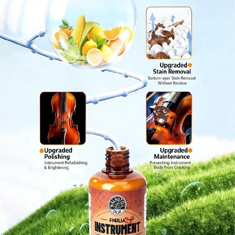 Olio per la Manutenzione degli Strumenti a Corda Olio per la Pulizia e la Cura del Violino Per Corde di Violino Pulizia e Manutenzione della Tastiera