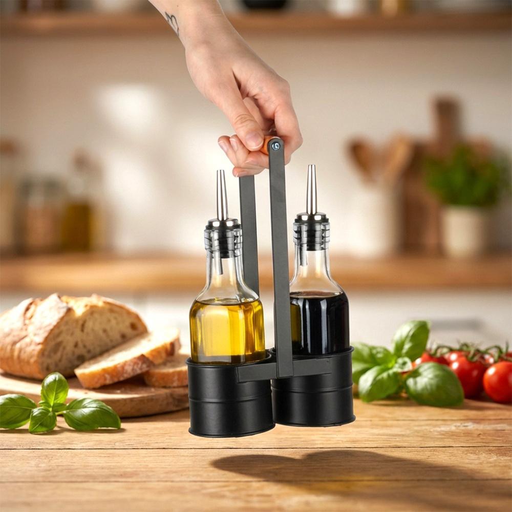 2x Bouteille en Verre avec Distributeur pour Huile Vinaigre pour Huile Vinaigre Distributeur 250ml