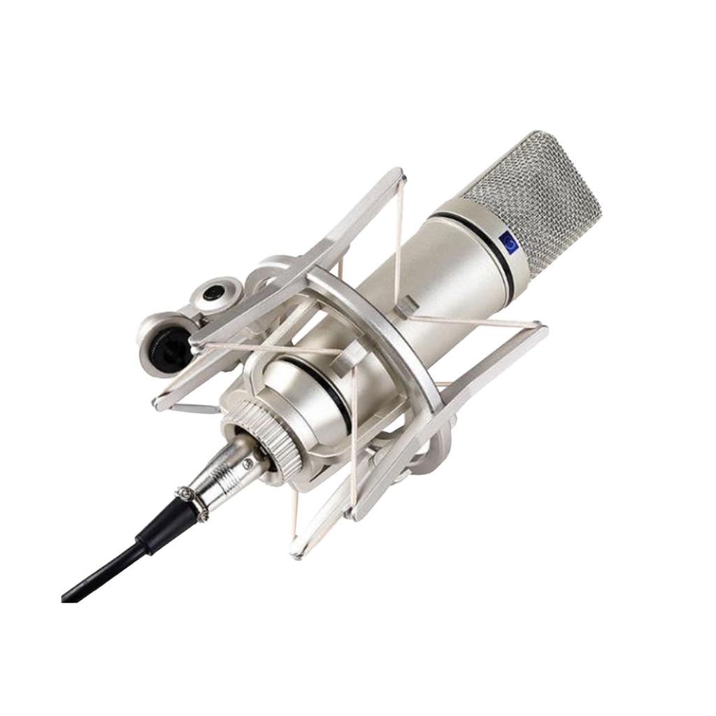 Condenser Microphone 48V Professional Large Diaphragm for Singing Live Streaming