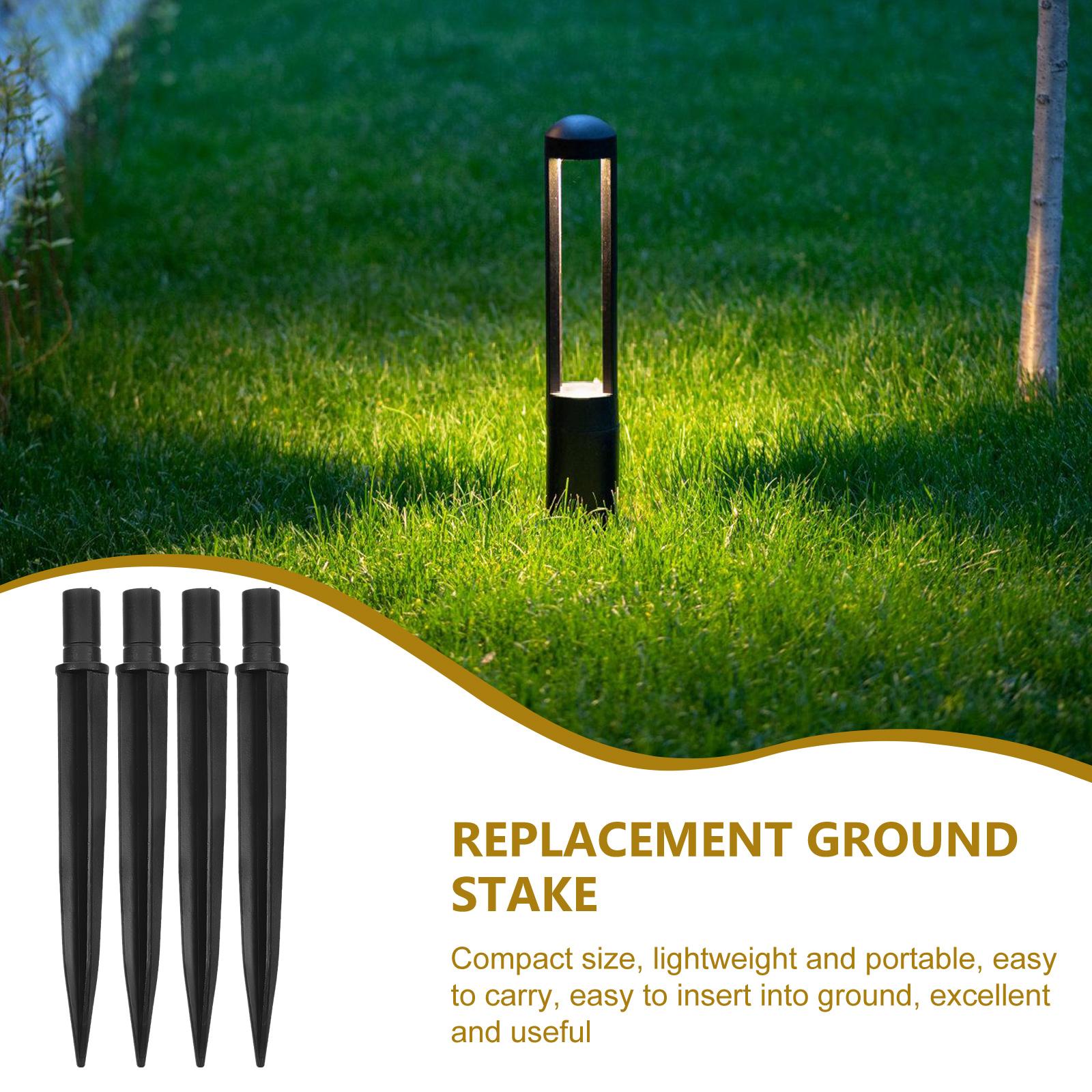 

25 шт. Прочные пластиковые колышки для грунта, запасные части для солнечных фонарей, колышек для садового светильника, аксессуары для наружного освещения 11X1.2X1.2CM