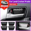 Stainless Steel Door Bowl Decorative sticker,For Land Cruiser Prado 150 2010-2023 2022 Interior Accessories LC150 FJ150