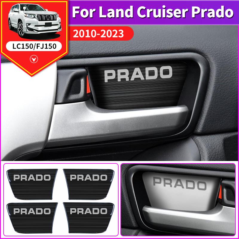 AAAT1 Stainless Steel Door Bowl Decorative sticker,For Toyota Land Cruiser Prado 150 2010-2023 2022 Interior Accessories LC150 FJ150