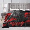 Berserk Comics Super Warm Blankets Manga Fantasy Travel Throw Blanket Winter Print Custom Flannel Bedspread Sofa Bed Cover
