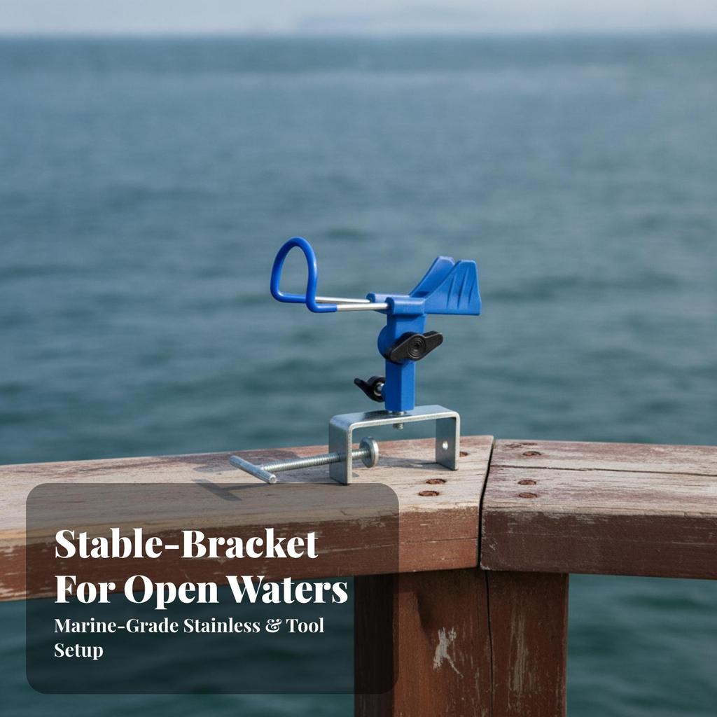 Fishing Rod Holder Adjustable Hardware Heavy Duty for Anglers