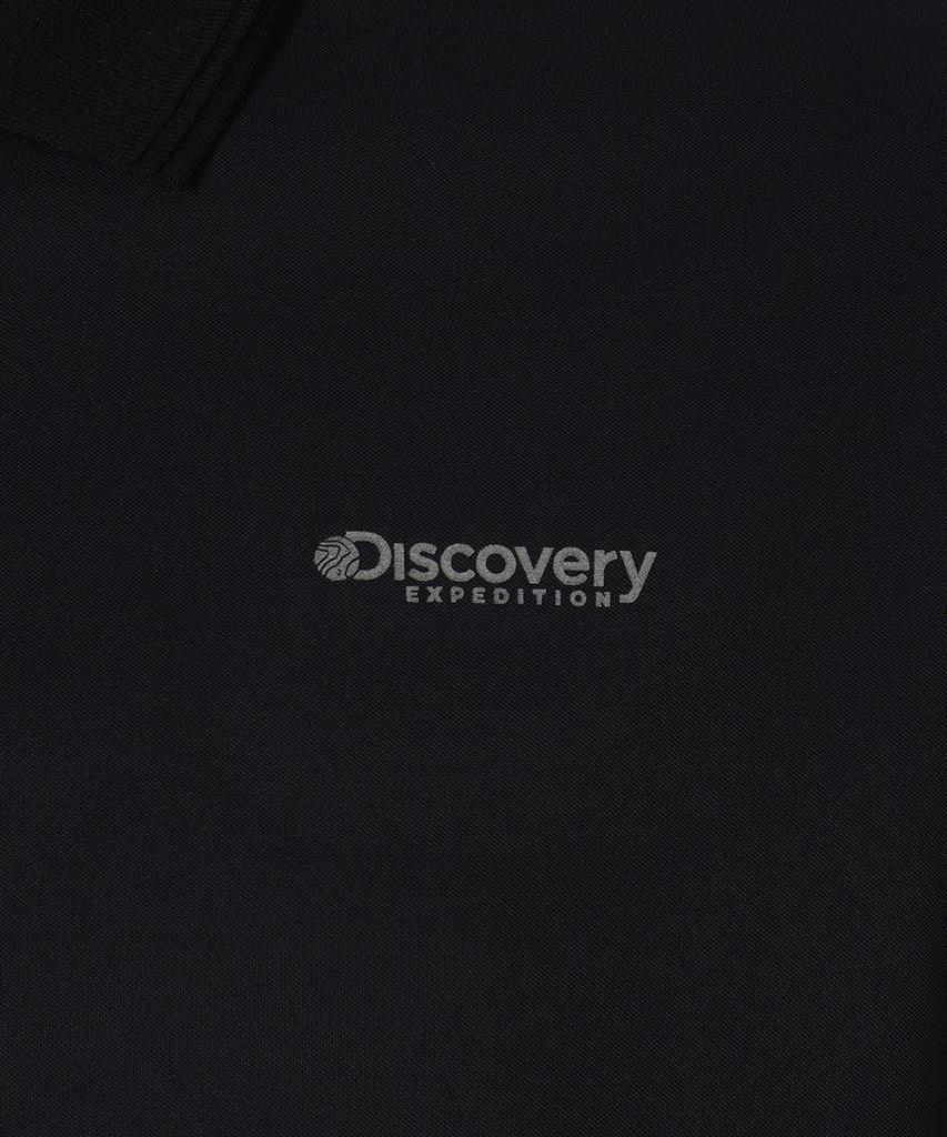 DISCOVERY EXPEDITION Men'S Uv Protection Polo Shirt (Black)