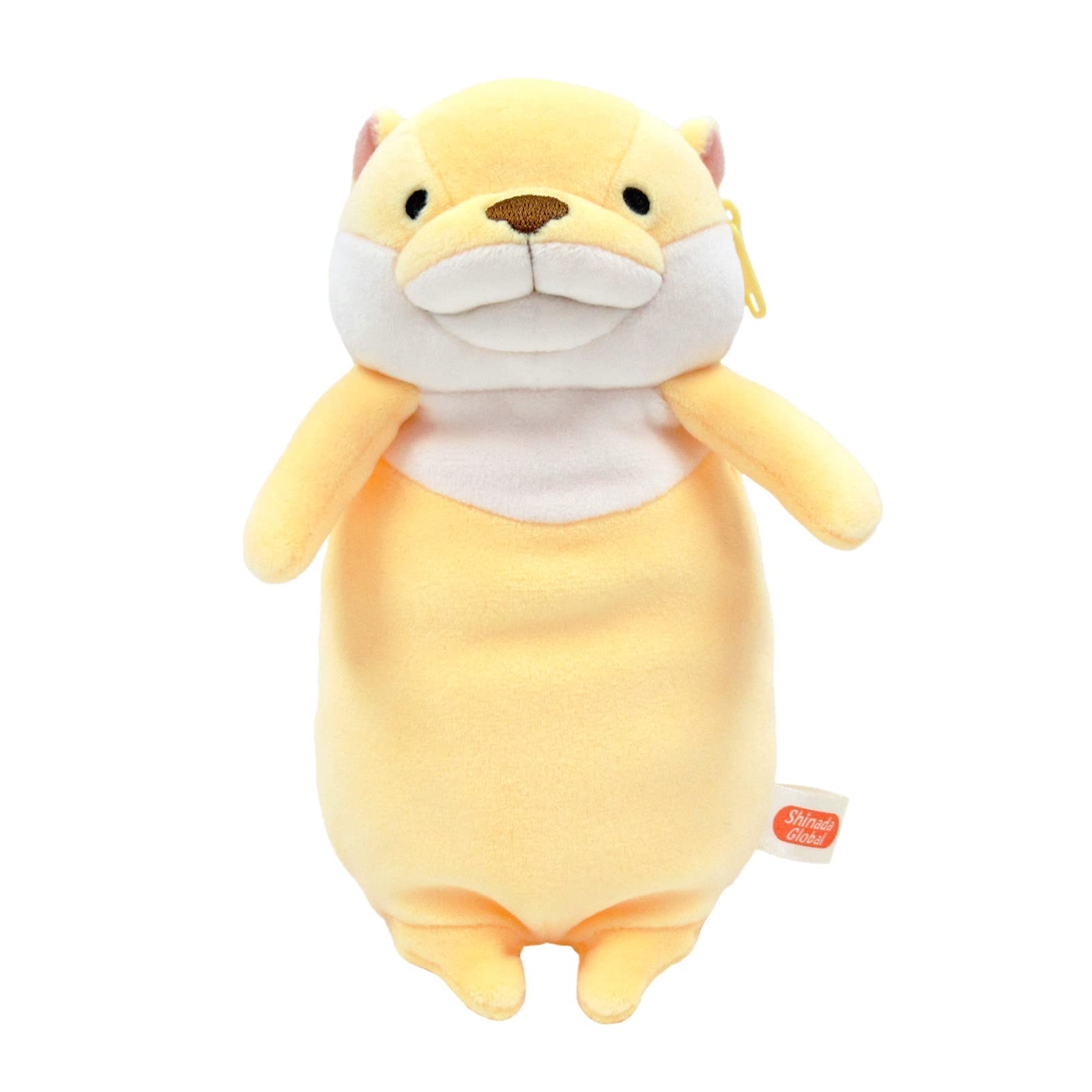 

Shinada Global Mochi Series Mochi Otter Pen Pouch Banana 9x8x18cm Pen Pouch Otter Animal Design MPKW-0180BN