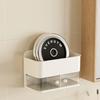 Space Saving Rotatable Wall Mounted Storage Box Large Capacity Condiment Storage Box  Bathroom