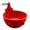 Tabletop Candy Dish Christmas Tree Bowl, 3D Printed Holiday Treat Storage Container, Small Trinket Organizer Decorative Snack Serving Bowl for