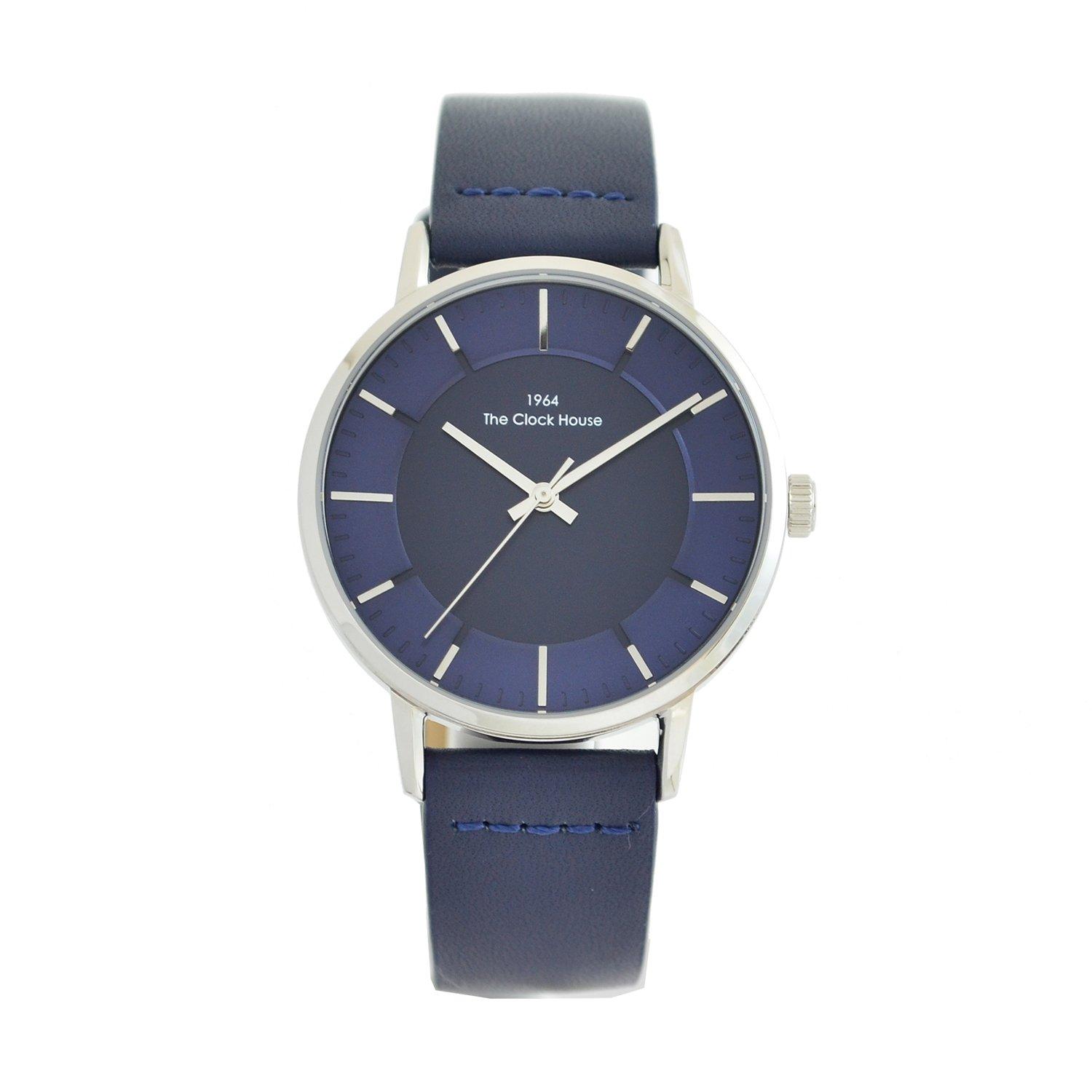

Годинник Casual Simple Analog Waterproof Watch Stylish Blue [The House] MCA5002-NV1B для чоловіків