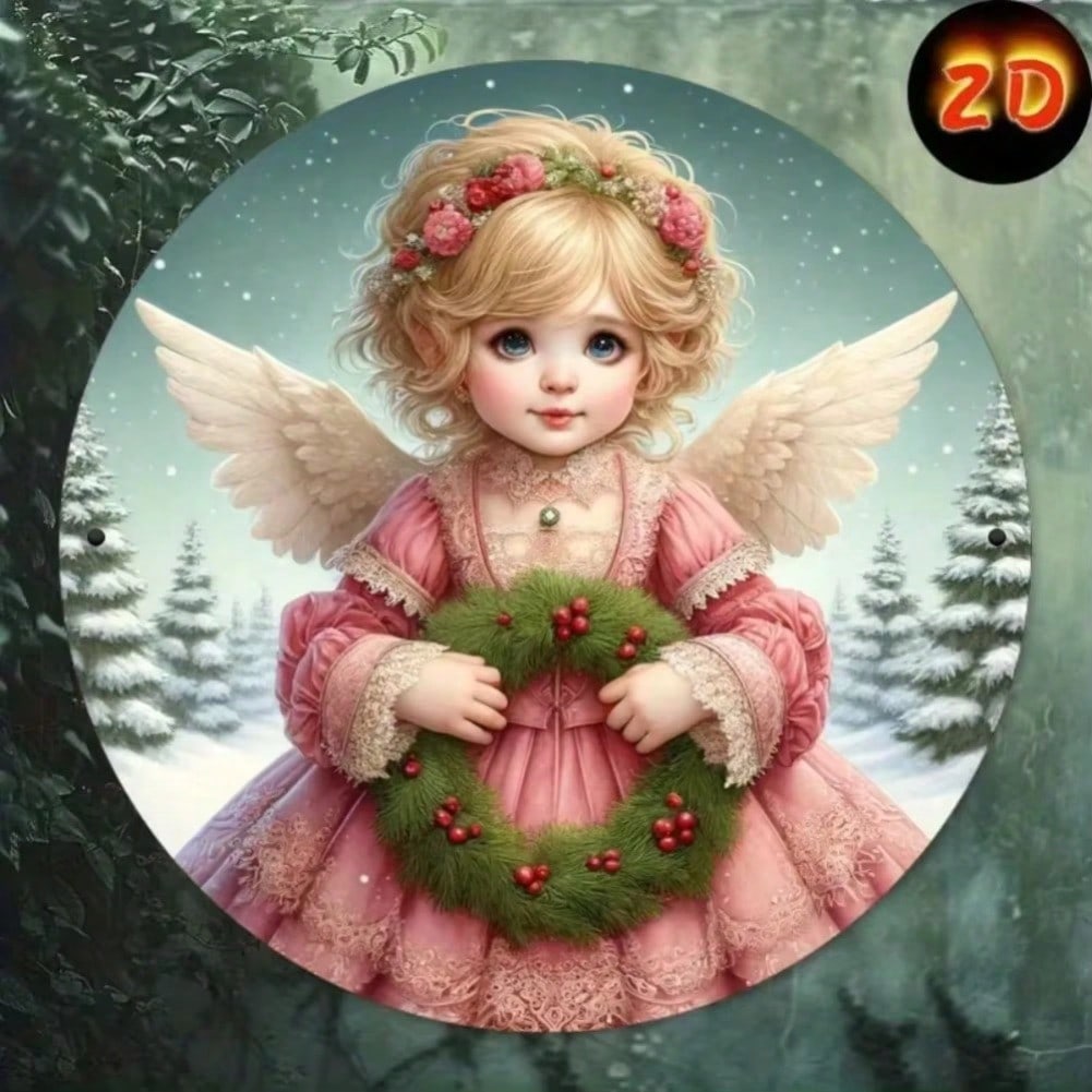 

Iron Wall Art Angel Kids 8x8 Inch Home Decor No Power Wall Sign Gift 20x20 разноцветный