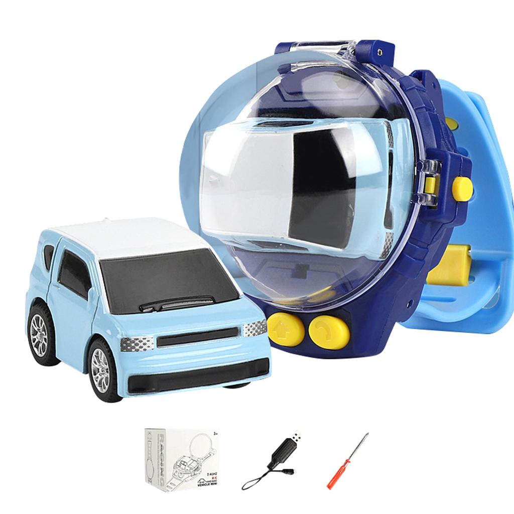 2022 New  Remote Control Car Watch Toys, Watch Car Toys, 2.4 GHz Racing Car Watch With USB Charging Cartoon RC Small Car Gift For Boys And Girls