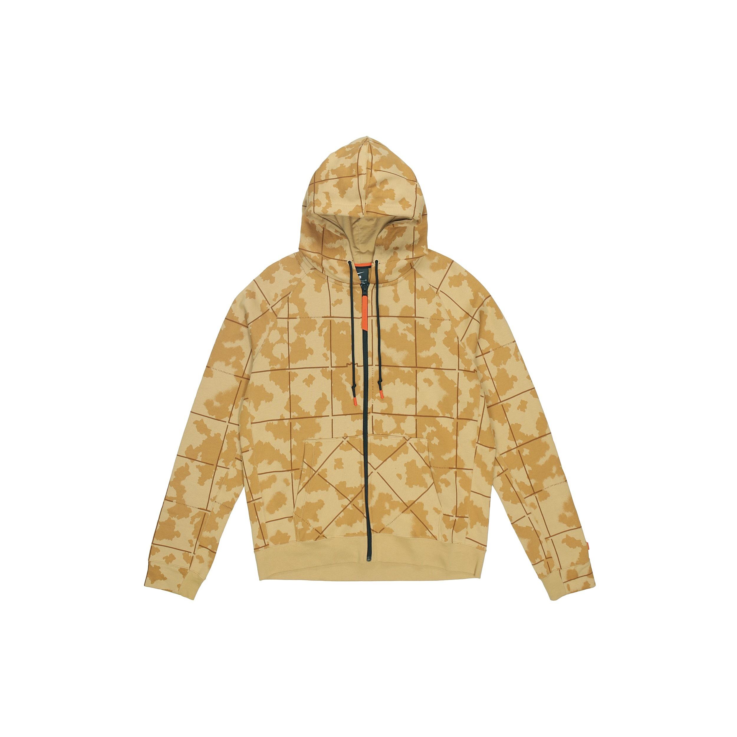 Nike AS Lebron Men s NK Hoodie FZ AOP Club GOLD AT3914-723 XXXXL