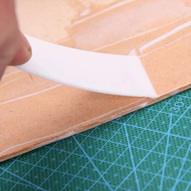 White Plastic Gumming Board Smear Glue Scraper Handmade Carving Stitching Sewing Leather Craft Tools