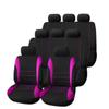 Universal Car and Minivan Seat Cover with Exclusive Waistline Design Fabric Cushion