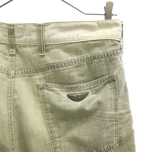 ARMANI JEANS Denim shorts W30 blue Button fly Men's Used