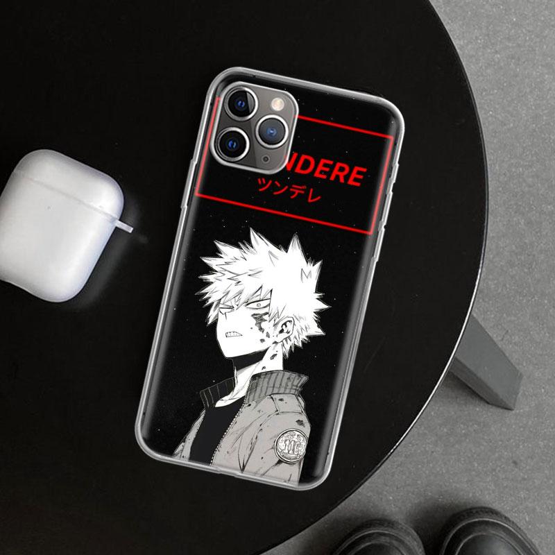 MHA Bakugou Katsuki Phone Case Cover for iPhone 11 12 13 Mini 14 15 Plus 16 Pro Max 17 Air 7 8 + SE Art Customized Fundas 11 12