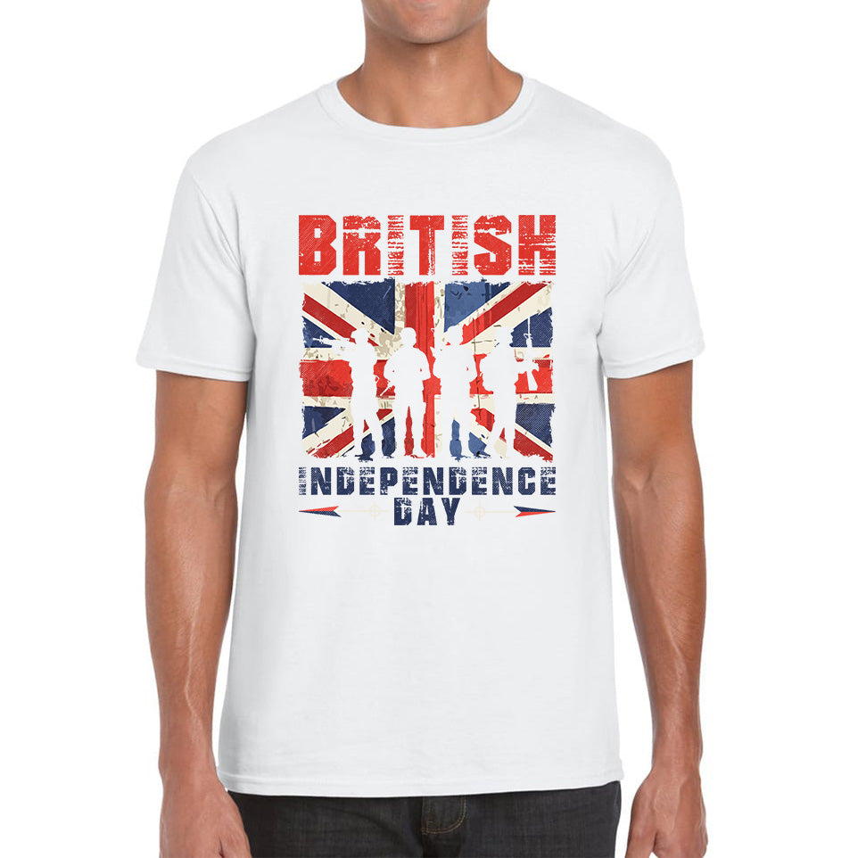 

British Independence Day UK Flag 1st Of May Independence Day British Country Love Patriotism Great Britain Mens Tee Top 3XL